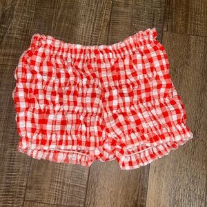 Red Gingham Women's Shorts